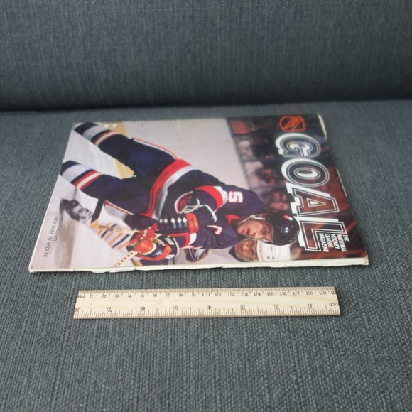 GOAL National Hockey League Magazine Islanders Rockies December 4 1980 Pogram - Picture 3 of 15